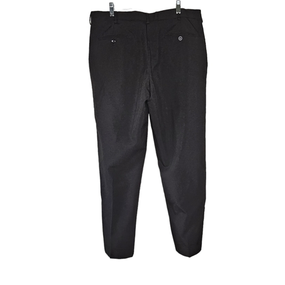 Bonelli men's black slacks pants size 38 short - Picture 3 of 6